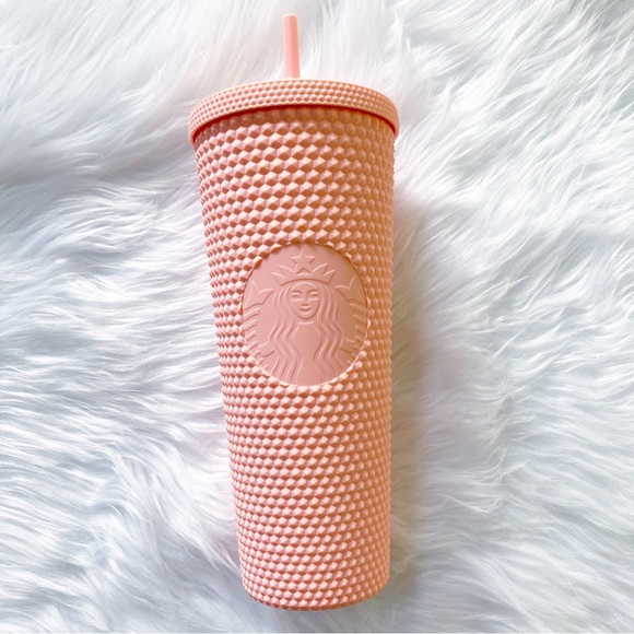 NWT RARE Starbucks Venti US Matte Pink Studded - Picture 2 of 6